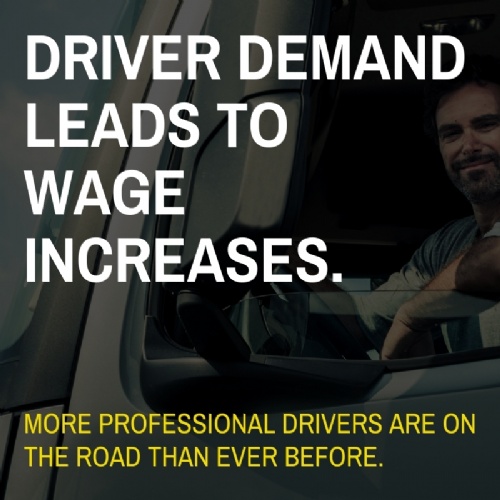 Driver demand leads to wage increases