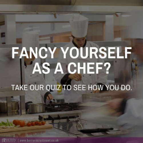 Fancy yourself as a chef?