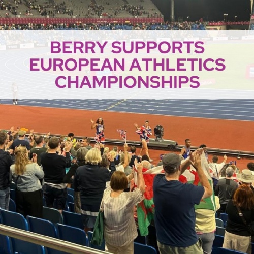 Berry supports European Athletics Championships